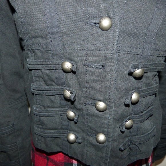 SOLD BY DEEP LOS ANGELES BLACK MILITARY JACKET SZ S - Picture 16 of 16